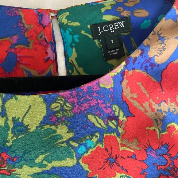 J Crew Floral Shift Dress with Pockets - Picture 3 of 5